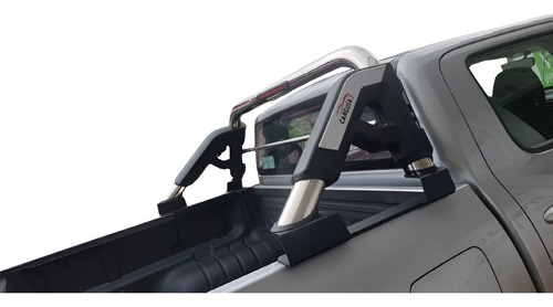 Roll Bar Acero Inox Para Colorado 2016 - 2024 C/ Luz De Stop