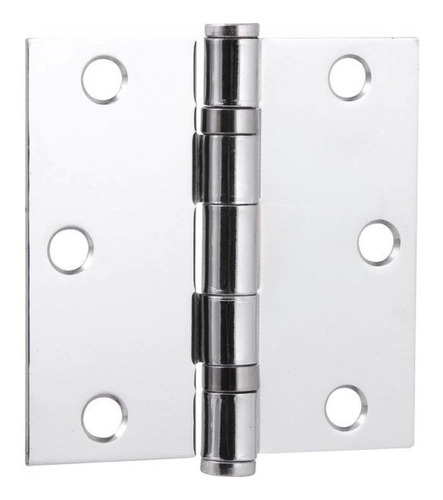 Dobradiça Porta Pesada Rolamento 4x3 Inox Cj. 3 Unidades