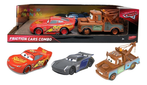 Autos Pullback Disney Cars Mcqueen Matte Jackson Mundomanias