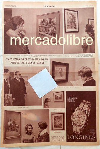  Juan Hohmann Exposición Retrospectiva 1967 La Prensa