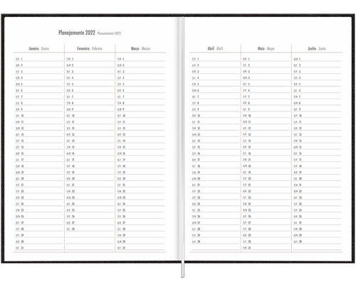 Agenda Preta M6 Tilibra 126799