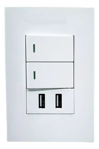 Interruptor Tomada Com Entrada Usb 10a Bivolt Modular Casa