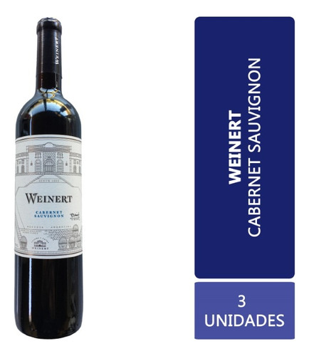 Vino Weinert Cabernet Sauvignon Cosecha Especial 2011 X 3