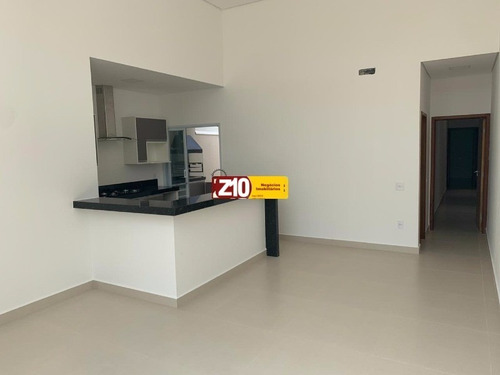 Imagem 1 de 14 de Ca09573 - Excelente Casa Em Construção Condomínio Residencial Bréscia - Z10 Imóveis Indaiatuba - At 200m² Ac 137m² - Ca09573 - 69876602