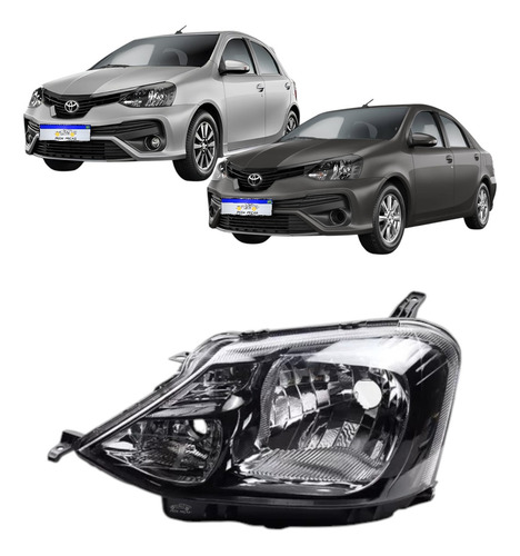 Farol Toyota Etios 2013 2014 2015 2016 2017 2018 A 2021 Le