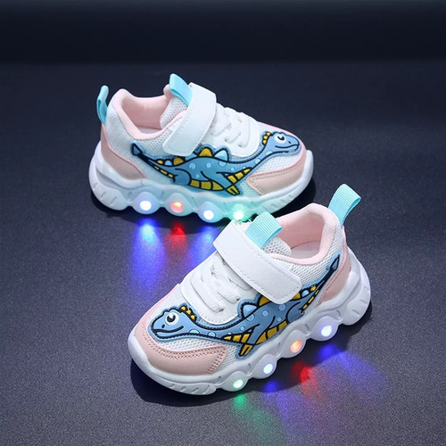 # Zapatillas Deportivas Con Luz Led Con Dibujos Animados De