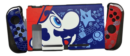 Carcasa Protectora Diseño Mario Star Para Nintendo Switch