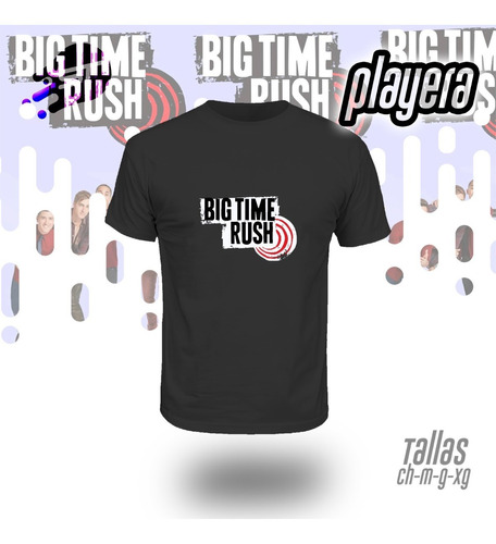 Playera Alusiva Big Time Rush Concierto 22 Bigtr-003