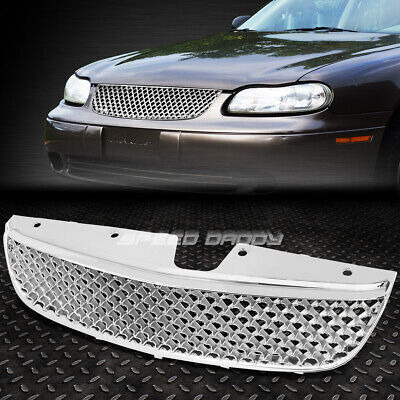 [diamond Mesh] For 97-99 Chevy Malibu Shiny Chrome Front Oad