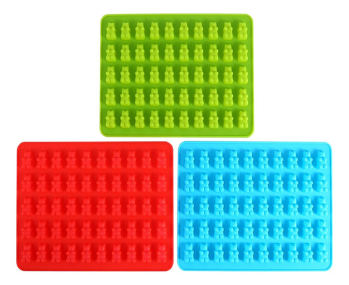 As Molde Para Hacer 50 Gomitas Con Forma De Osito,