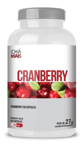 Cranberry 500mg 60 Cáps - Clinicmais