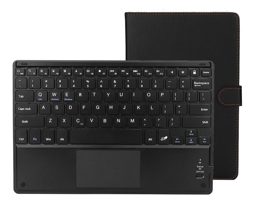 Teclado Bluetooth Touchpad Con Funda, Multifuncional Lapt