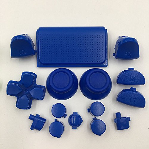 Pack Botones L1 R1 L2 R2 For Ps4 Pro Blue Controller