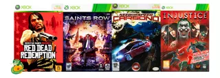 Red Dead Redemption - Nfs Carbono + 2 Juegos Xbox 360