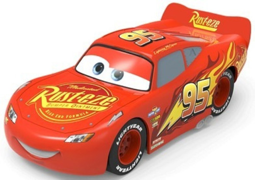 Auto Disney Cars Rayo Mcqueen Rueda Libre 26cm Mundo Manias