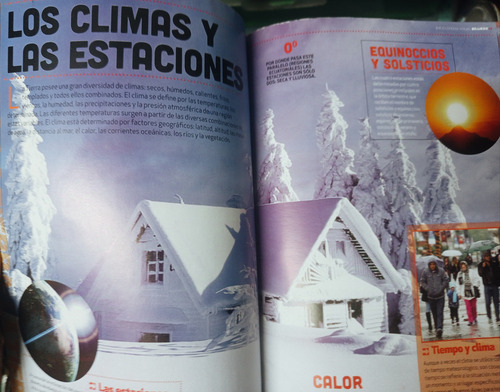 La Tierra, Enciclopedia Visual Billiken Libro 52 Pág C/ Fasc