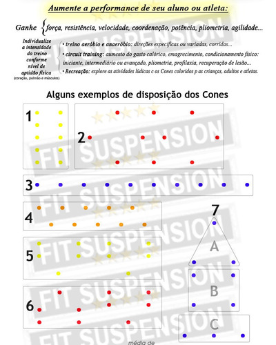 Imagem 3 de 3 de 10 Cone De Pvc Demarcatório Agilidade Chapéu De Bruxa Liveup