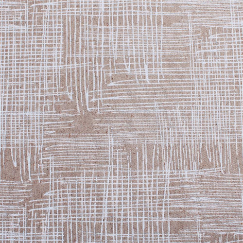 Alfombra Milan grande para pasillo o dormitorio, 1,50 x 0,65 cm, color de lanzamiento, diseño geométrico de tela beige