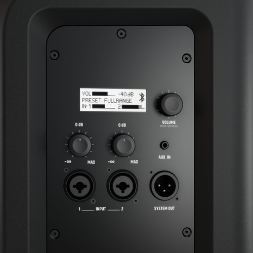 Alto-falante amplificado Ld Systems Icoa 12a com Bluetooth cor preta