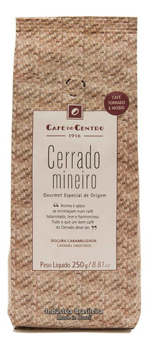 Café Torrado e Moído Gourmet Origem Especial Cerrado Mineiro Café do Centro 250g