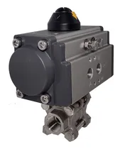 Comprar Válvula Esferica 2vías 1 1\u002F2bsp Con Actuador Doble Efecto