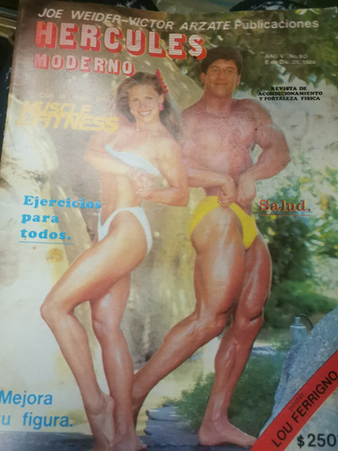 Revista Hércules Moderno Fisicoculturismo Sin Póster