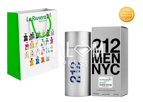 Perfume Loción 212 Nyc Hombre 100ml ® La Riviera