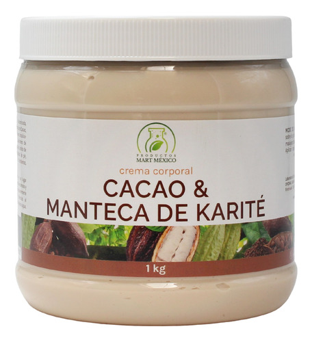  Crema De Cacao Y Manteca De Karité Anti-arrugas (1 Litro)