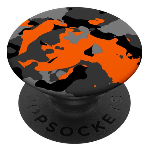 Orange Camouflage - Popsockets Grip And Stand For Phones And