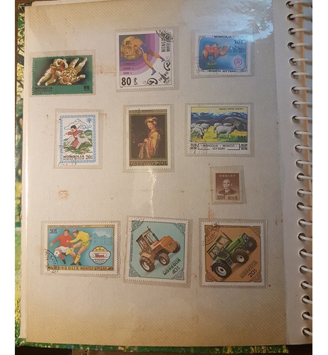 Colección De Estampillas Del Mundo 1986