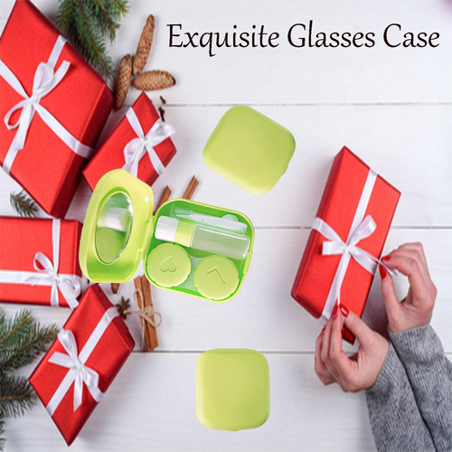Juego De 4 Fundas Coloridas Para Lentes De Contacto Con Espe