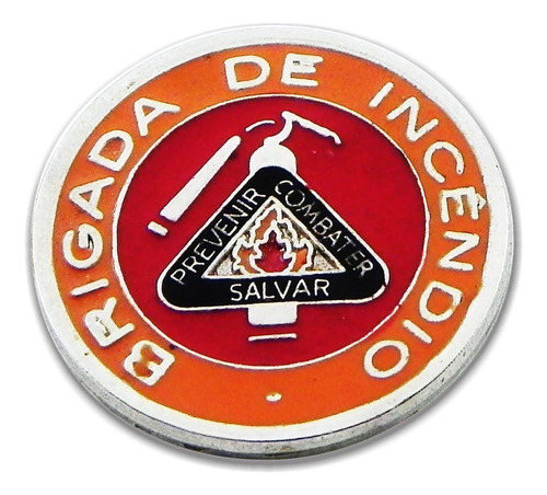 Boton Broche Pin Brigada De Incêndio De 30 Mm - 100 Und