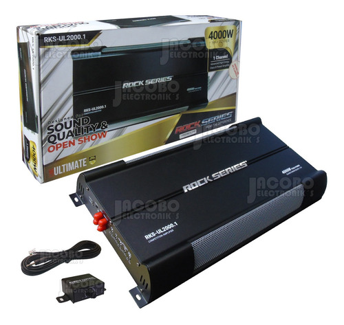 Imagen 1 de 7 de Amplificador Rock Series Ultimate Clase D Rks-ul2000.1 4000w