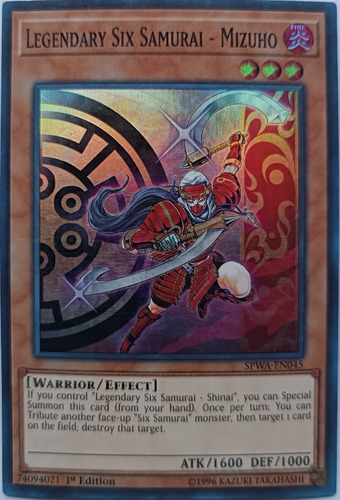 Yu Gi Oh! Legendary Six Samurai - Mizuho Spwa-en045