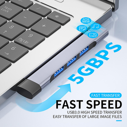 Hub Usb C Para Ordenador Portátil, Estación De
