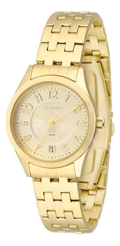 Relógio Technos Elegance Feminino Dourado 2115knj/4x Cor da correia Dourada