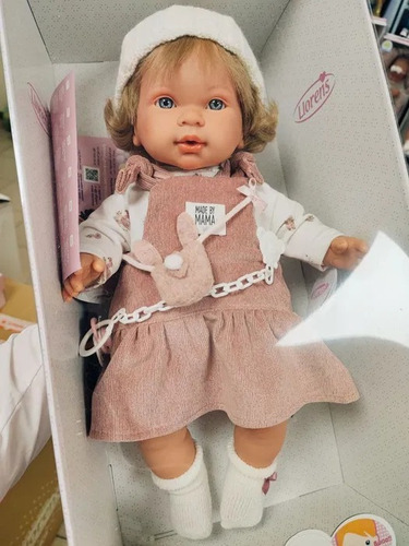 Muñeca Bebe Real Llorona Carla 42cm. Reborn Llorens España