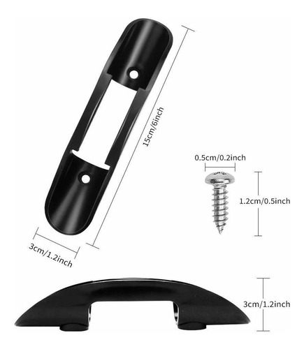 Amersumer Juego 4 Clips Montaje Para Pala Kayak Soporte