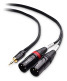 Cable Matters, Cable Trs A 2 Xlr De 35 Mm Y 18 Pulgadas, Mac