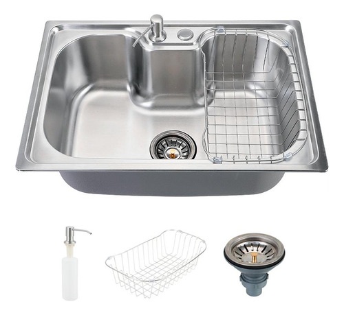 Kit Cuba Pia Aço Inox Gourmet Carajás Cozinha E Acessórios