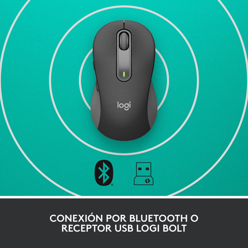 Mouse Logitech Signature M650 Large Grafito - Revogames