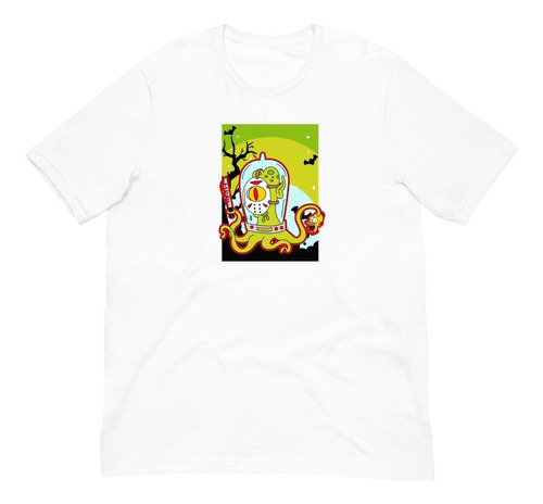 Playera Halloween. Dia De Muertos. Kang Simpson Alienigena