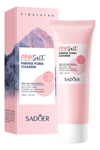 ! Limpiador De Sal Rosa Del Himalaya Limpieza Suave Y