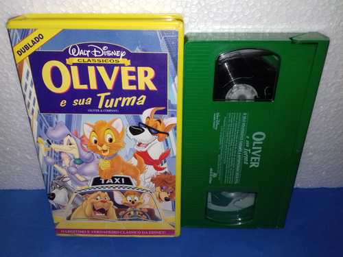 Fita Vhs - Oliver E Sua Turma (edição Rarissima) Fita Verde (Usado)
