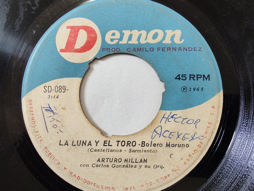 Vinilo Single De Arturo Millán Amigo Pedro (az66