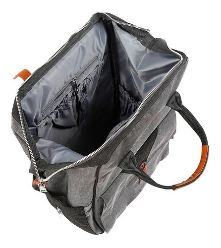 Mochila Maternal Carestino Milán Gris Cambiador Completo