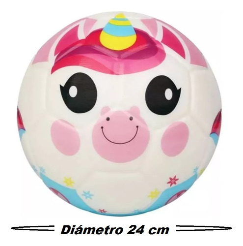 Imagen 3 de 5 de Pelota Goma Eva Infantil Animalitos Zooballz Playking