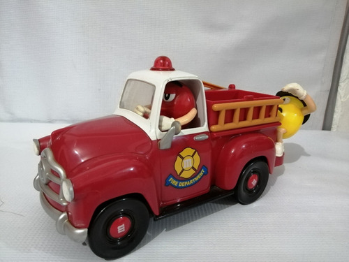 Despachador Lunetas M&ms Carro De Bomberos Incompleto (Usado)
