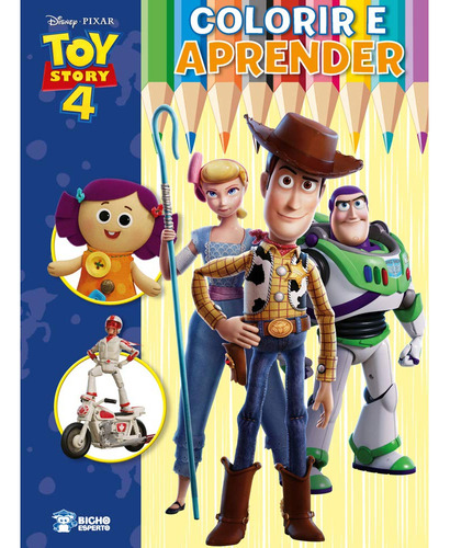 Libro Colorir Grande Toy Story 4 De Editora Bicho Esperto R