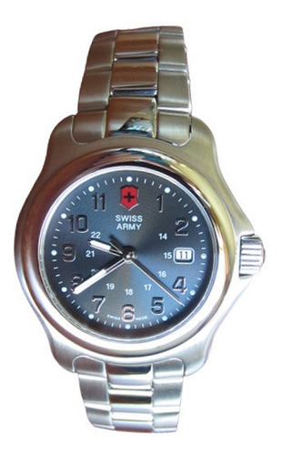 Reloj Swiss Army Officer Dress 25337 Acero Inoxidable Suizo!